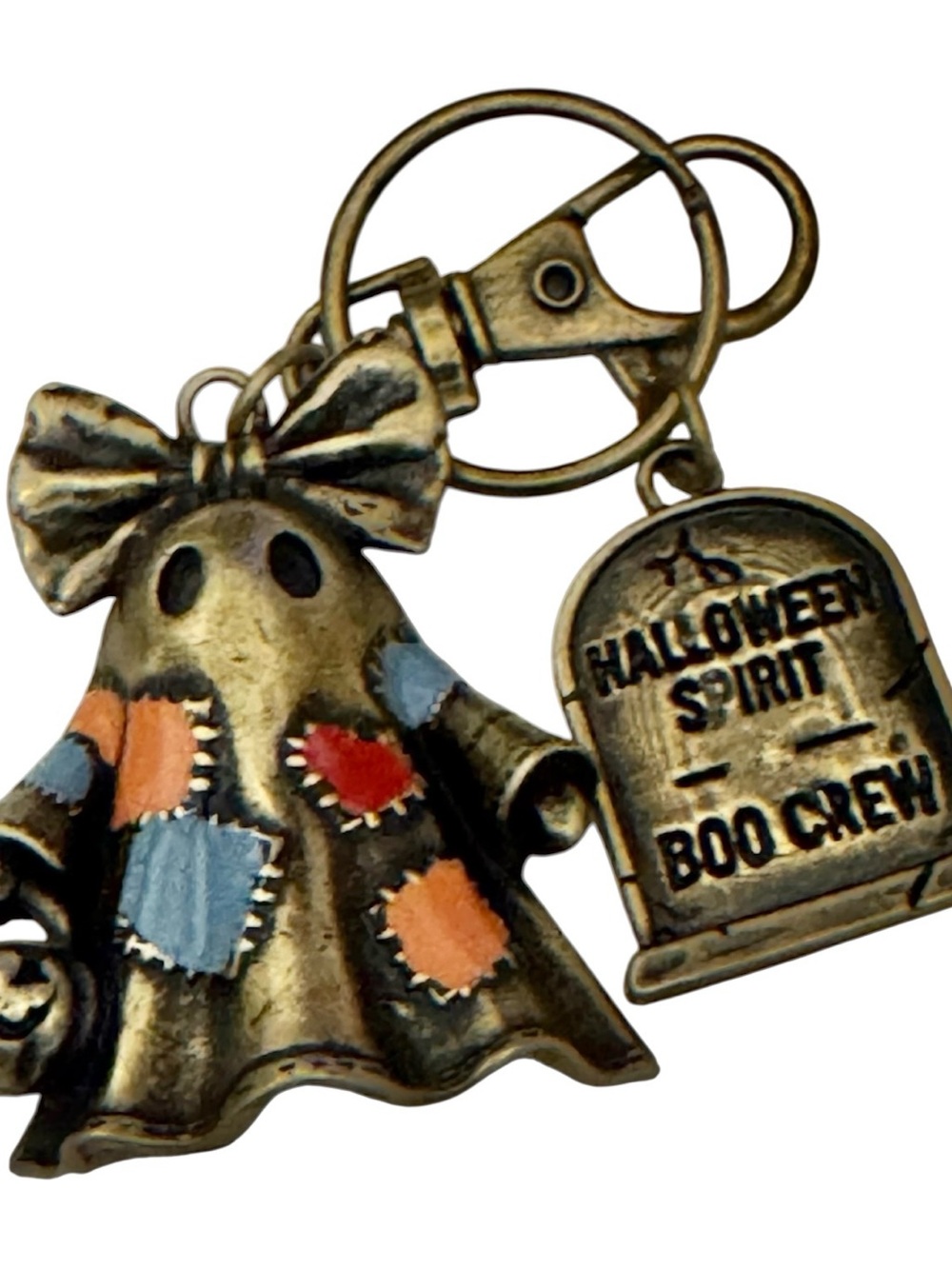NWOT Ghost Halloween Metal Handbag Charm/ Keychain
